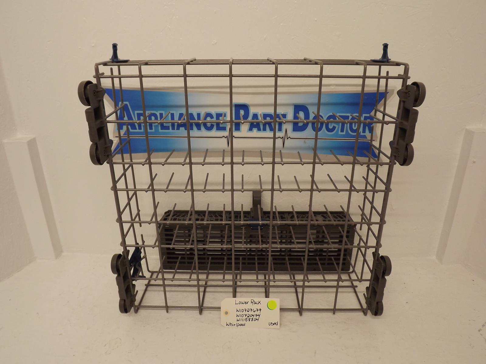 Whirlpool Dishwasher W10727679 W10720474 W11158804 Lower Rack Used Whirlpool Dishwasher W10727679 W10720474 W11158804 Lower Rack Used